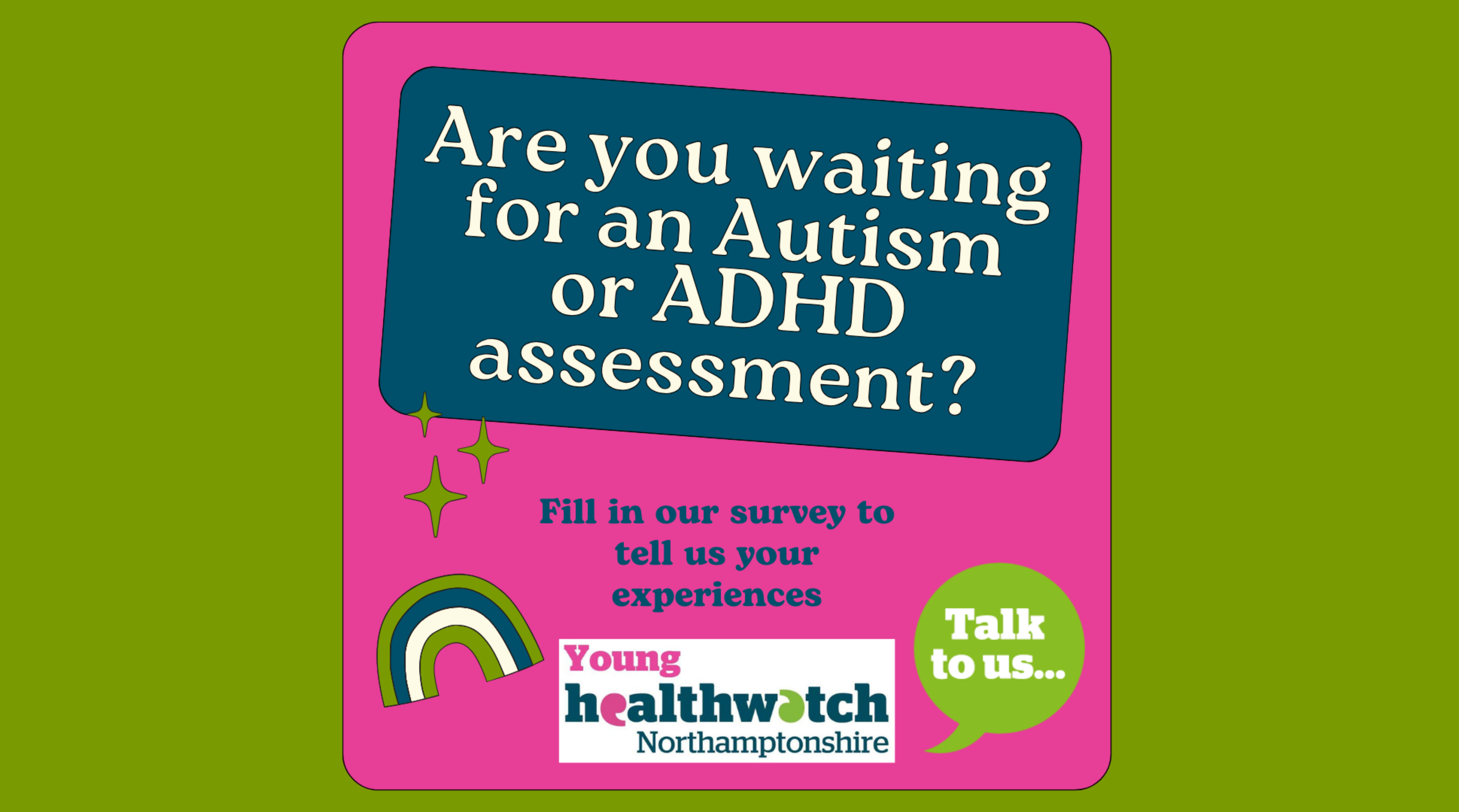 Are you waiting for an Autism or ADHD assessment? Fill in our survey to tell us your experiences.