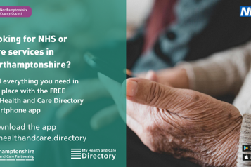 People across Northamptonshire can now benefit from quick and easy access to the latest information about local health and care services – thanks to the launch of a brand new smartphone app.