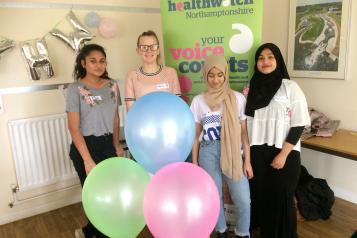 Young Healthwatch at relaunch event