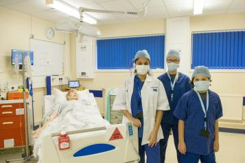 Young healthwatch at northampton general hospital's simulation suite
