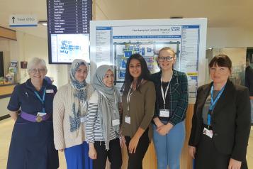 Young Healthwatch Northamptonshire visit Northampton General Hospital