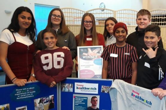 Young Healthwatch Northamptonshire with Northamptonshire young carers